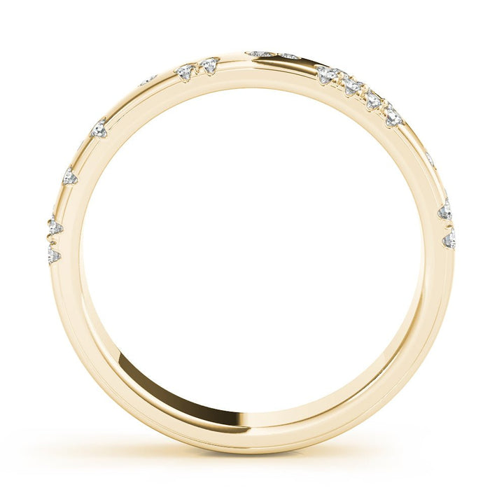 Scatter Bezel Set Wedding Ring - Wedding Band - Design Jewellers Edmonton