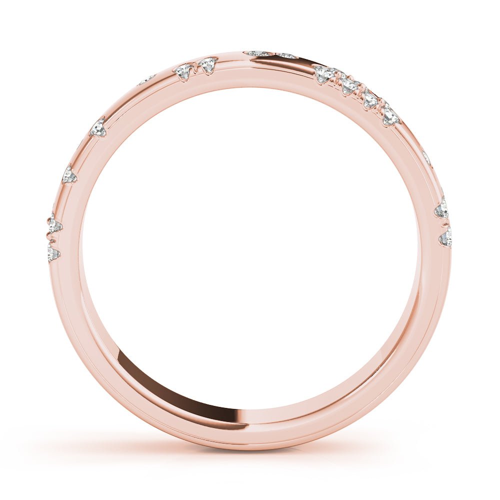Scatter Bezel Set Wedding Ring - Wedding Band - Design Jewellers Edmonton