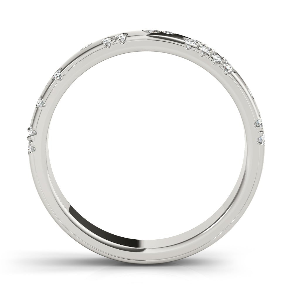 Scatter Bezel Set Wedding Ring - Wedding Band - Design Jewellers Edmonton