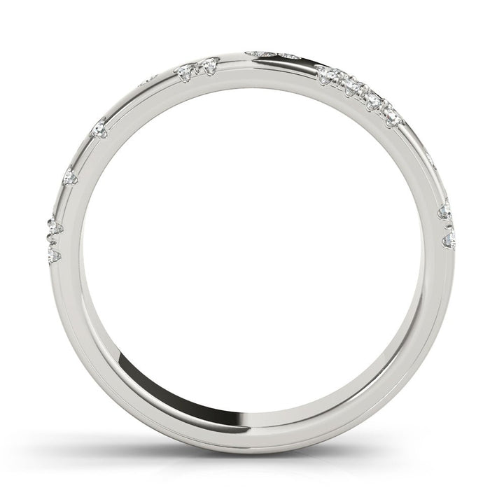 Scatter Bezel Set Wedding Ring - Wedding Band - Design Jewellers Edmonton