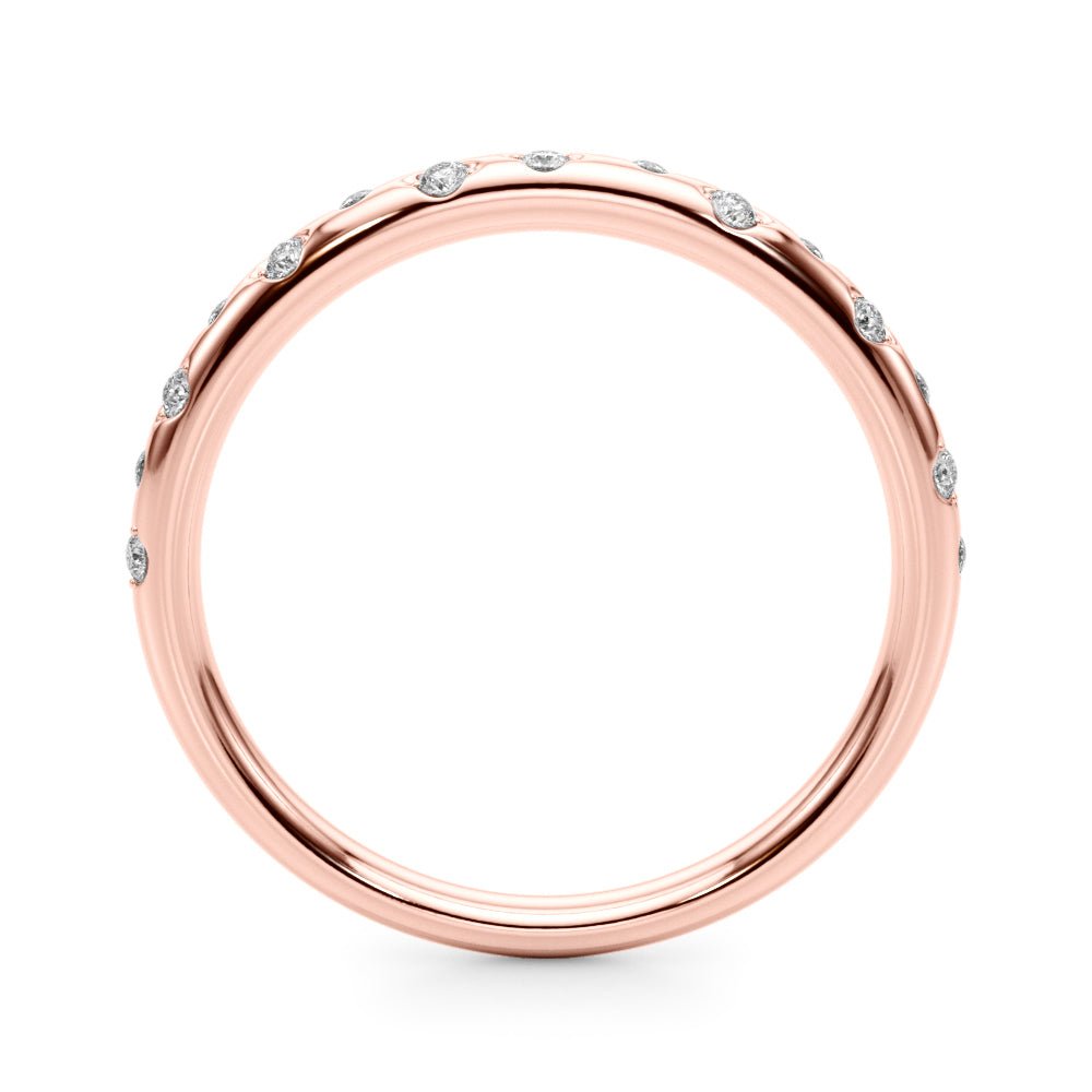 Scattered Diamond Wedding Band - Wedding Band - Design Jewellers Edmonton