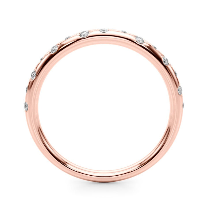 Scattered Diamond Wedding Band - Wedding Band - Design Jewellers Edmonton