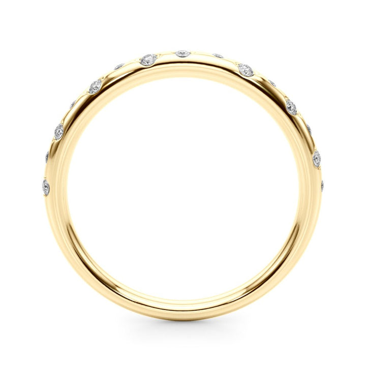 Scattered Diamond Wedding Band - Wedding Band - Design Jewellers Edmonton