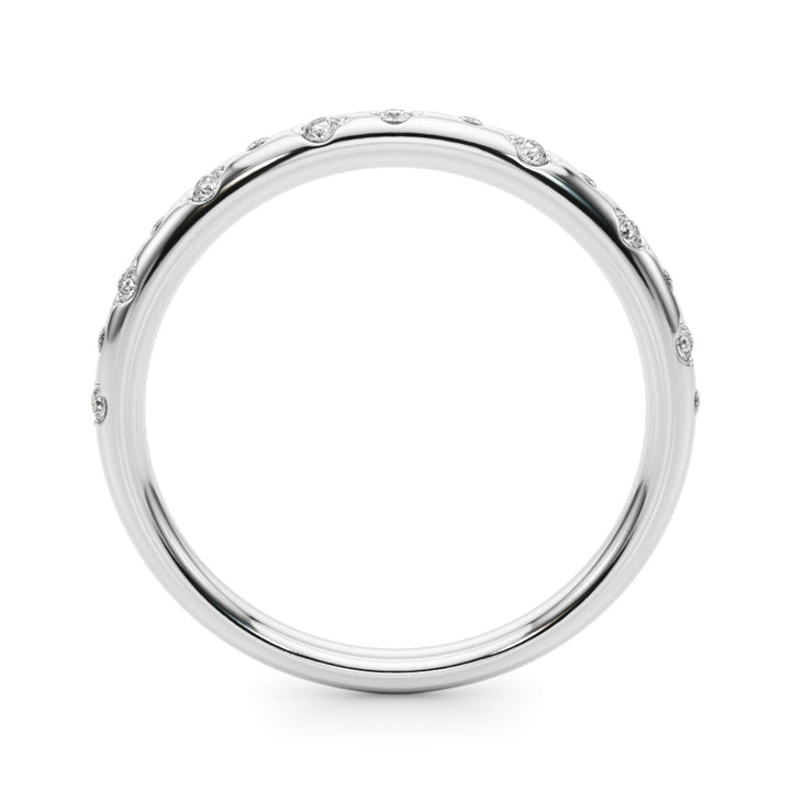 Scattered Diamond Wedding Band - Wedding Band - Design Jewellers Edmonton
