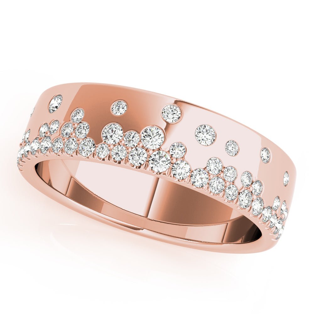 Scattered Wedding Band - Wedding Band - Design Jewellers Edmonton