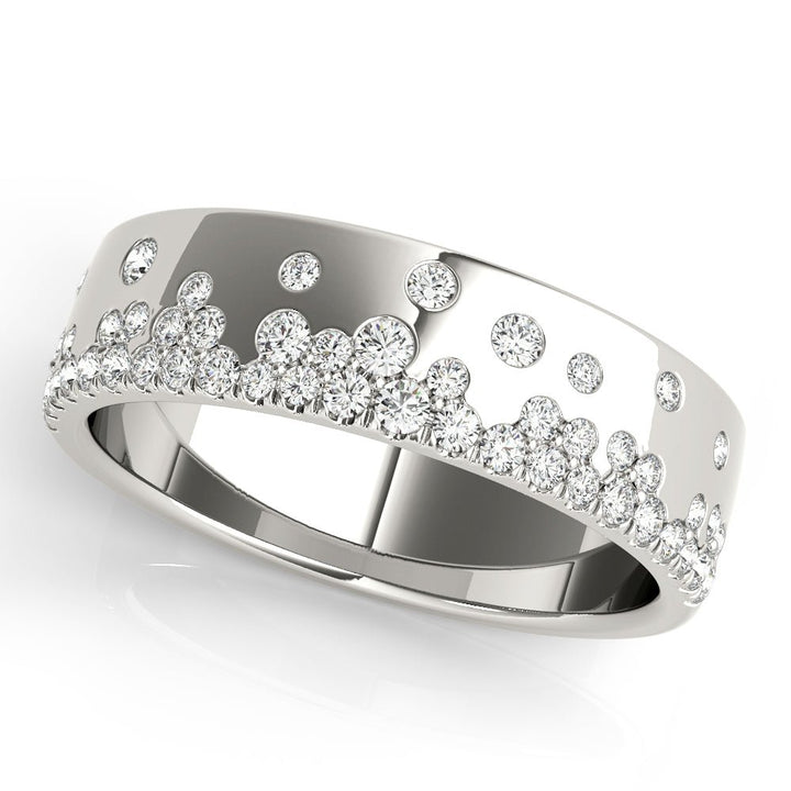 Scattered Wedding Band - Wedding Band - Design Jewellers Edmonton