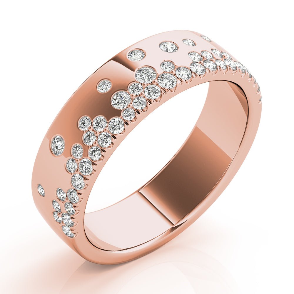 Scattered Wedding Band - Wedding Band - Design Jewellers Edmonton
