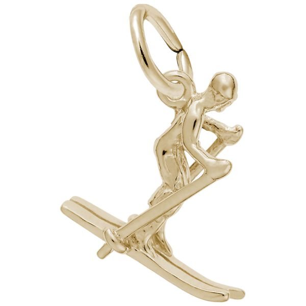 Skier Charm - Charms - Design Jewellers Edmonton