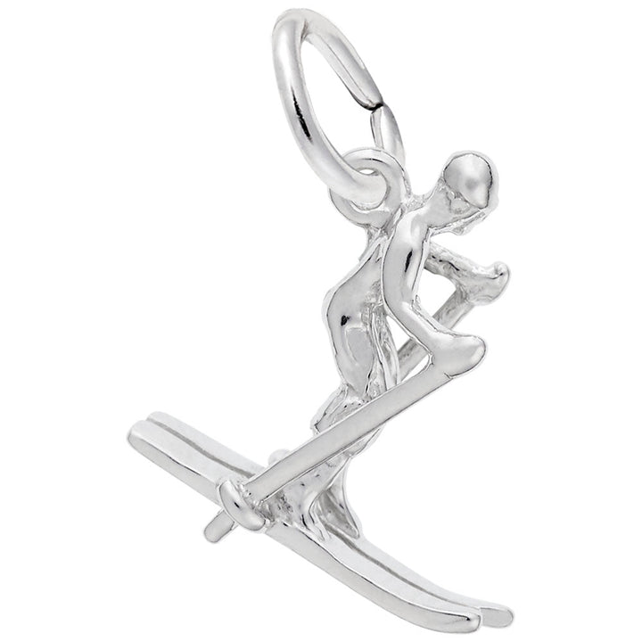 Skier Charm - Charms - Design Jewellers Edmonton