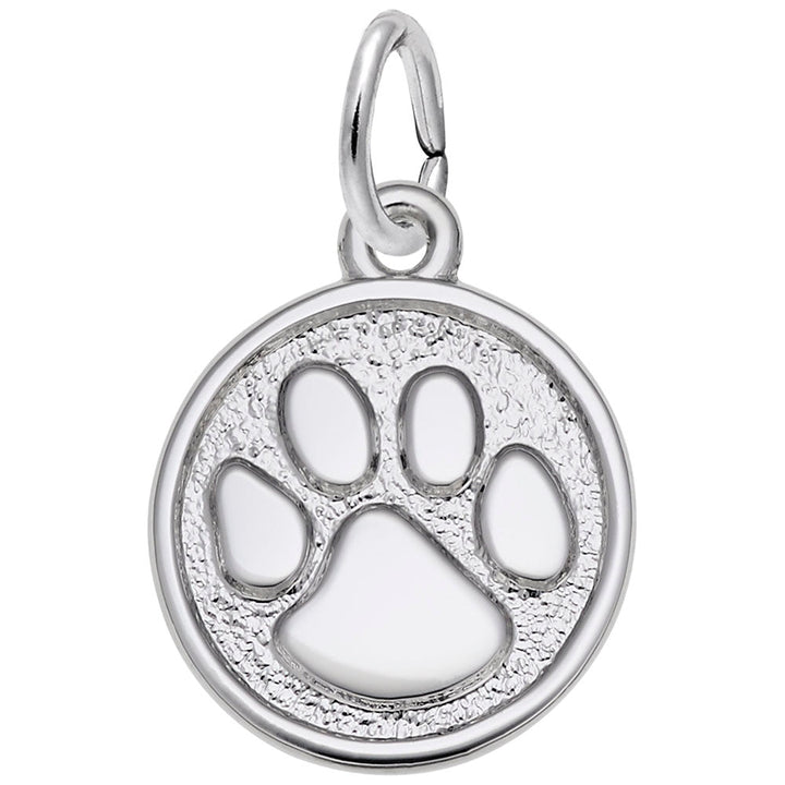 Small Paw Print Charm - Charms - Design Jewellers Edmonton