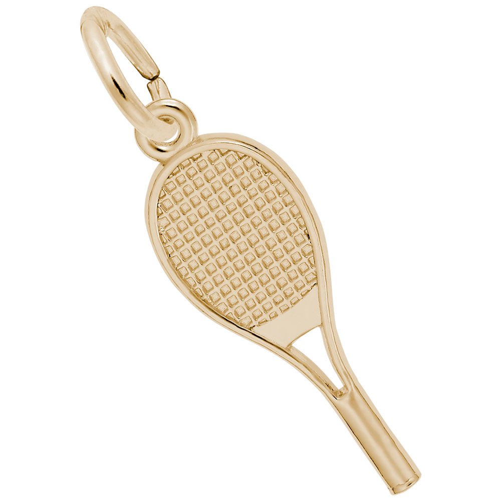 Small Tennis Racquet Charm - Charms - Design Jewellers Edmonton