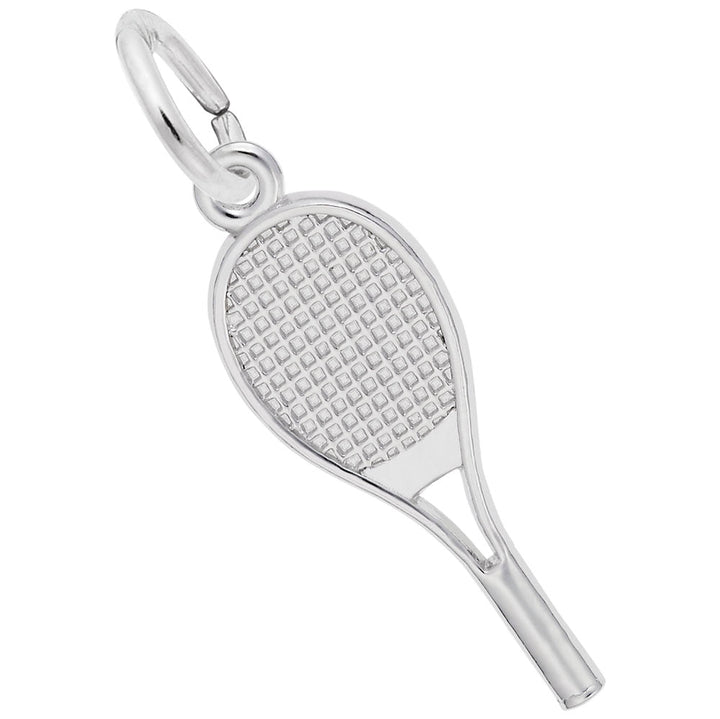 Small Tennis Racquet Charm - Charms - Design Jewellers Edmonton