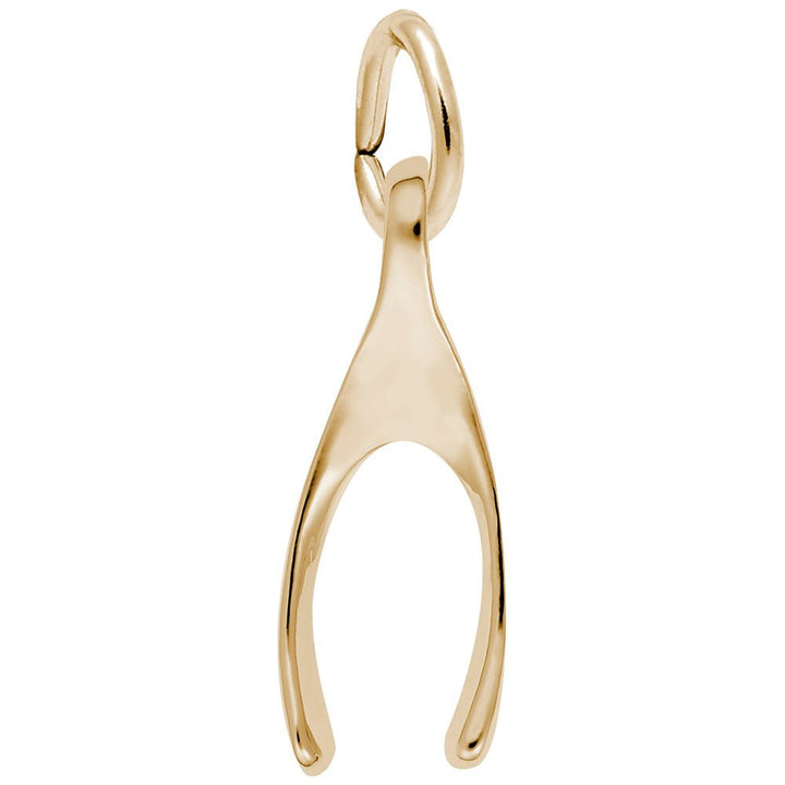 Small Wishbone Charm - Charms - Design Jewellers Edmonton