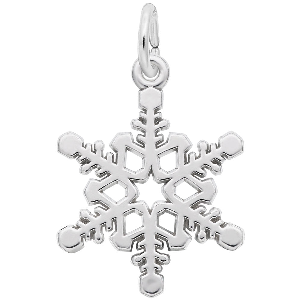 Snowflake Pendant - Charms - Design Jewellers Edmonton