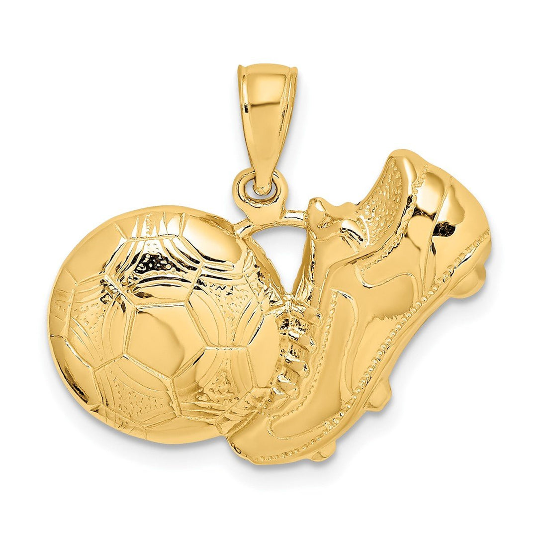 Soccer Shoe Kicking Ball Charm