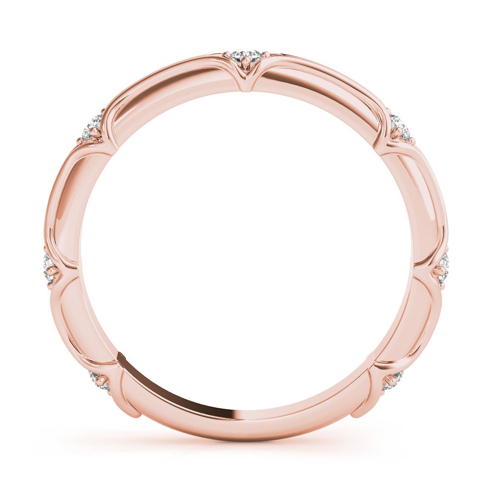 Stackable Accented Filigree Band - Stackable Ring - Design Jewellers Edmonton