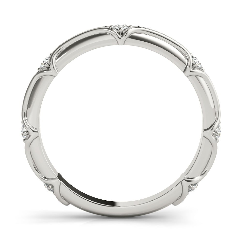 Stackable Accented Filigree Band - Stackable Ring - Design Jewellers Edmonton