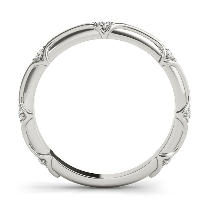 Stackable Accented Filigree Band - Stackable Ring - Design Jewellers Edmonton
