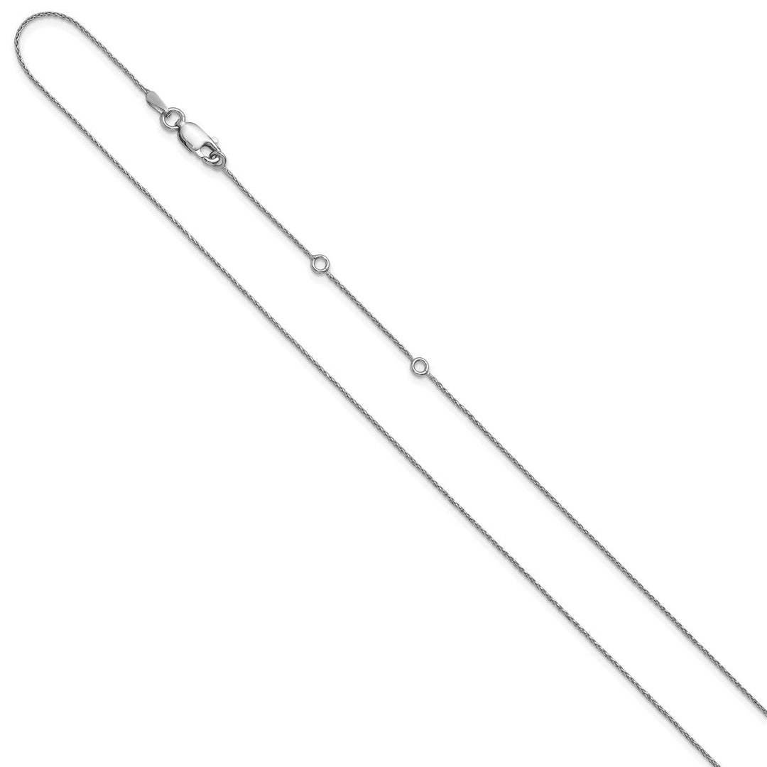 Sterling Silver 0.85mm Spiga (Wheat) Chain, 16