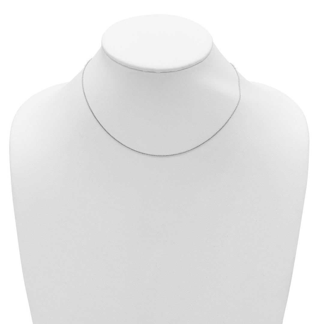 Sterling Silver 0.85mm Spiga (Wheat) Chain, 16