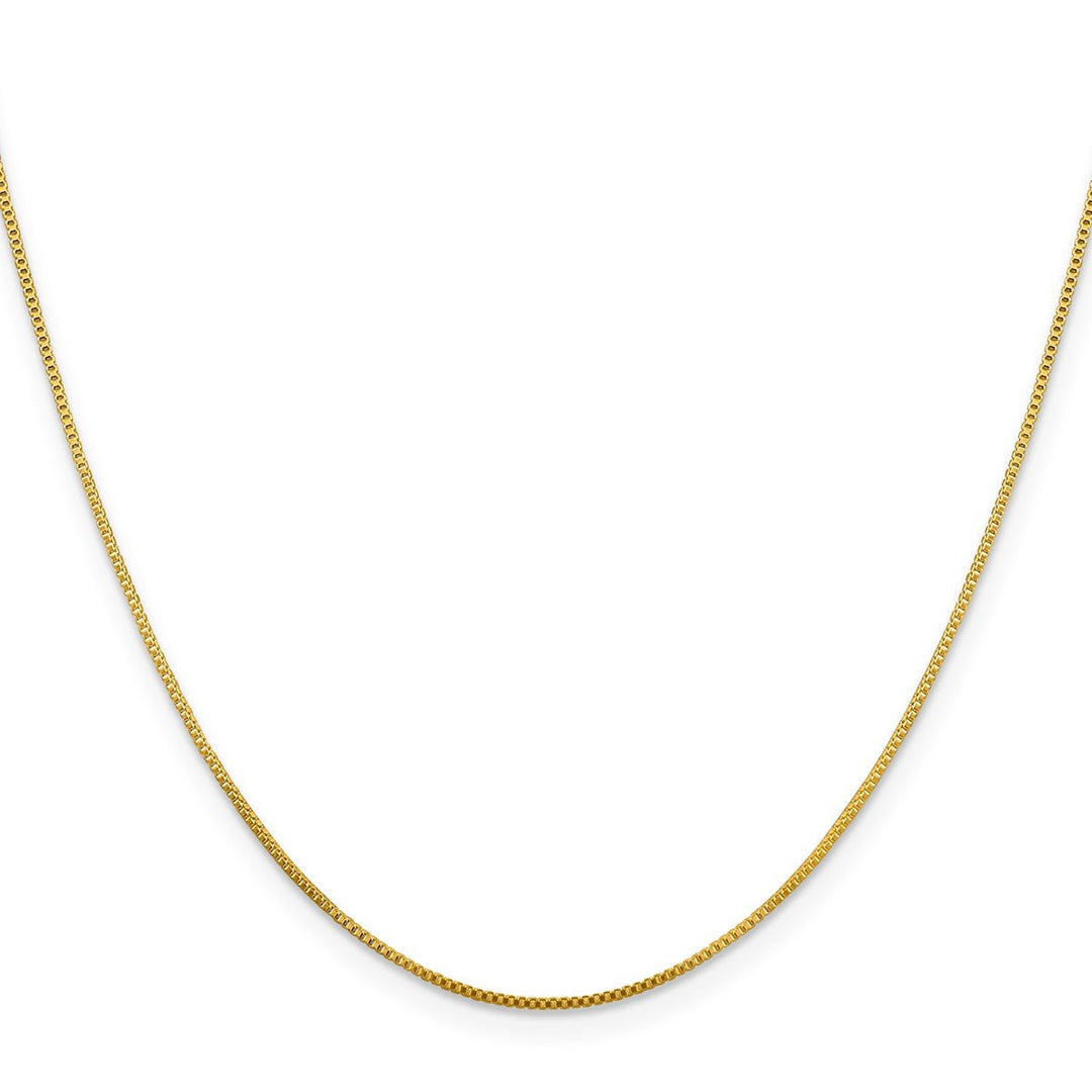 Sterling Silver 0.8mm Box Chain, 14