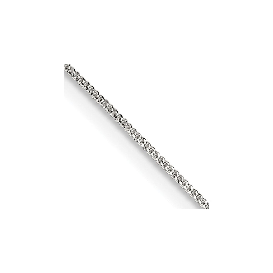 Sterling Silver 0.8mm Curb Chain, 16"