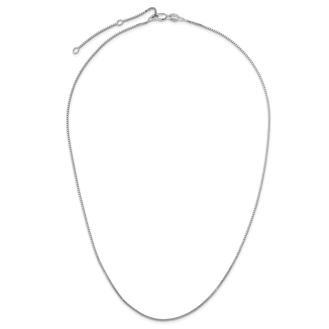 Sterling Silver 0.95mm Box Chain, 16