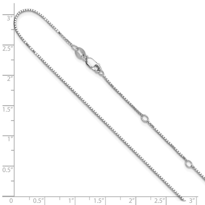 Sterling Silver 0.95mm Box Chain, 16" - Chain - Design Jewellers Edmonton