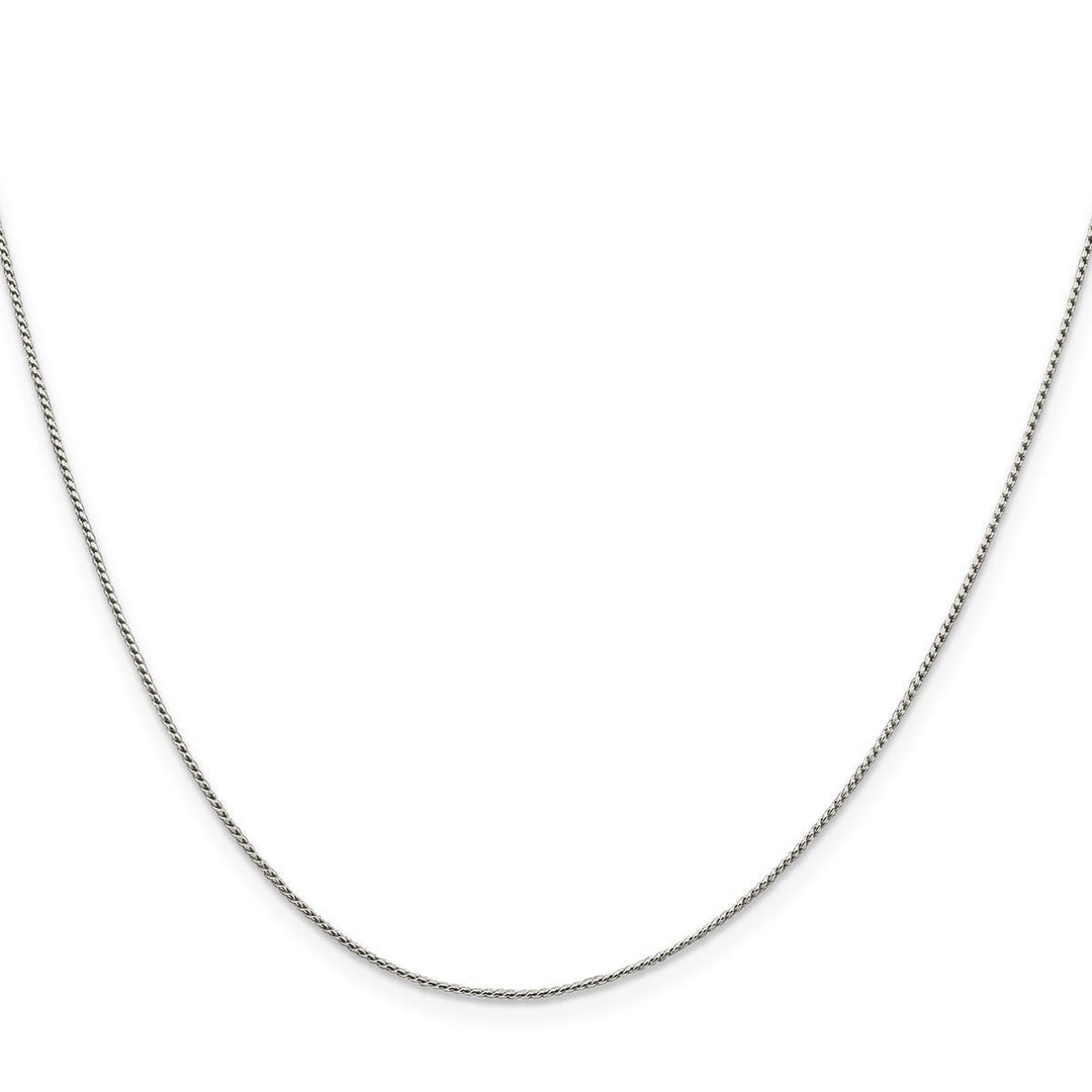 Sterling Silver 0.95mm Franco Necklaces, 18