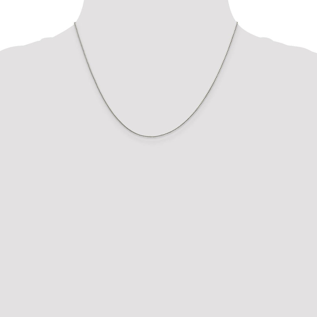 Sterling Silver 0.95mm Franco Necklaces, 18