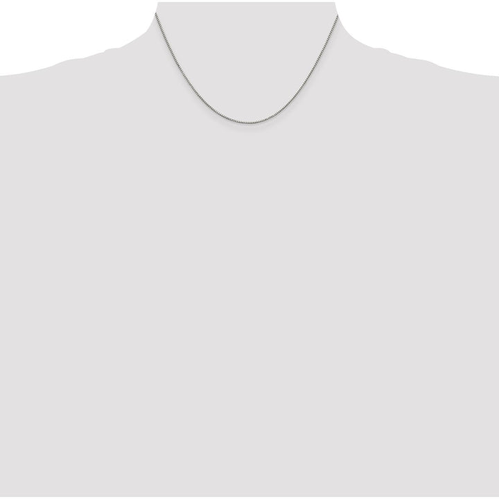 Sterling Silver 0.9mm Box Necklaces, 16" - Necklace - Design Jewellers Edmonton