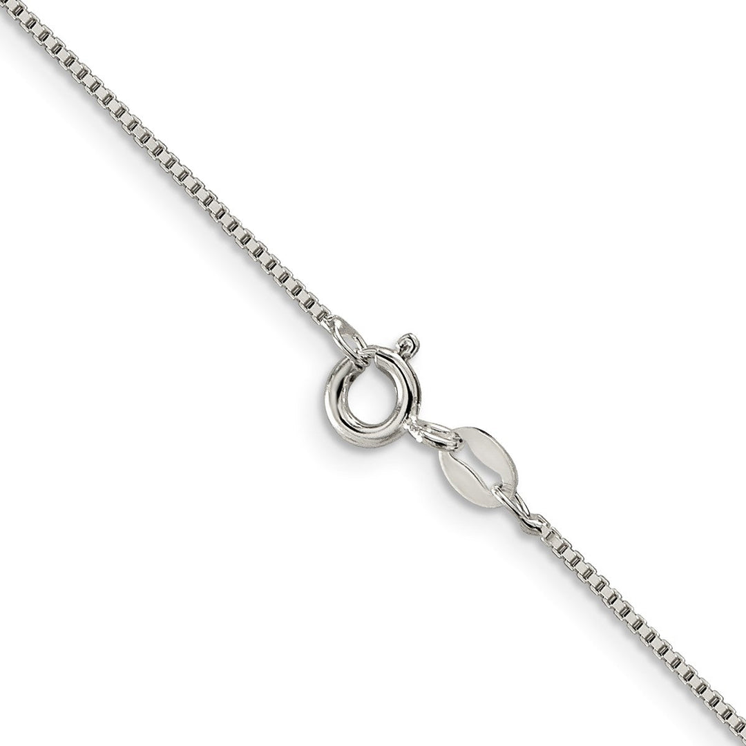 Sterling Silver 0.9mm Box Necklaces, 16