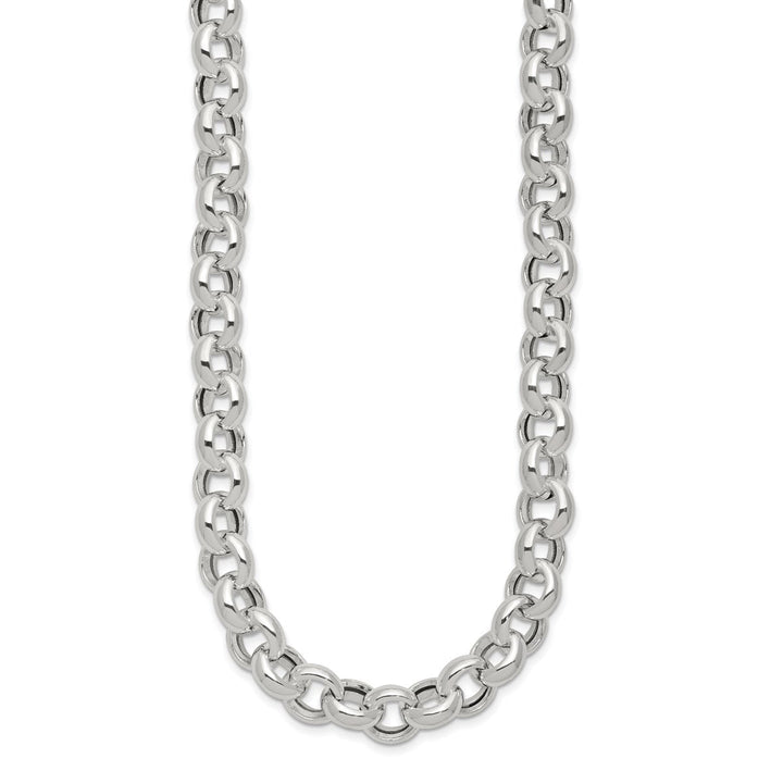 Sterling Silver 10.02mm Rolo Necklace, 24" - Necklace - Design Jewellers Edmonton