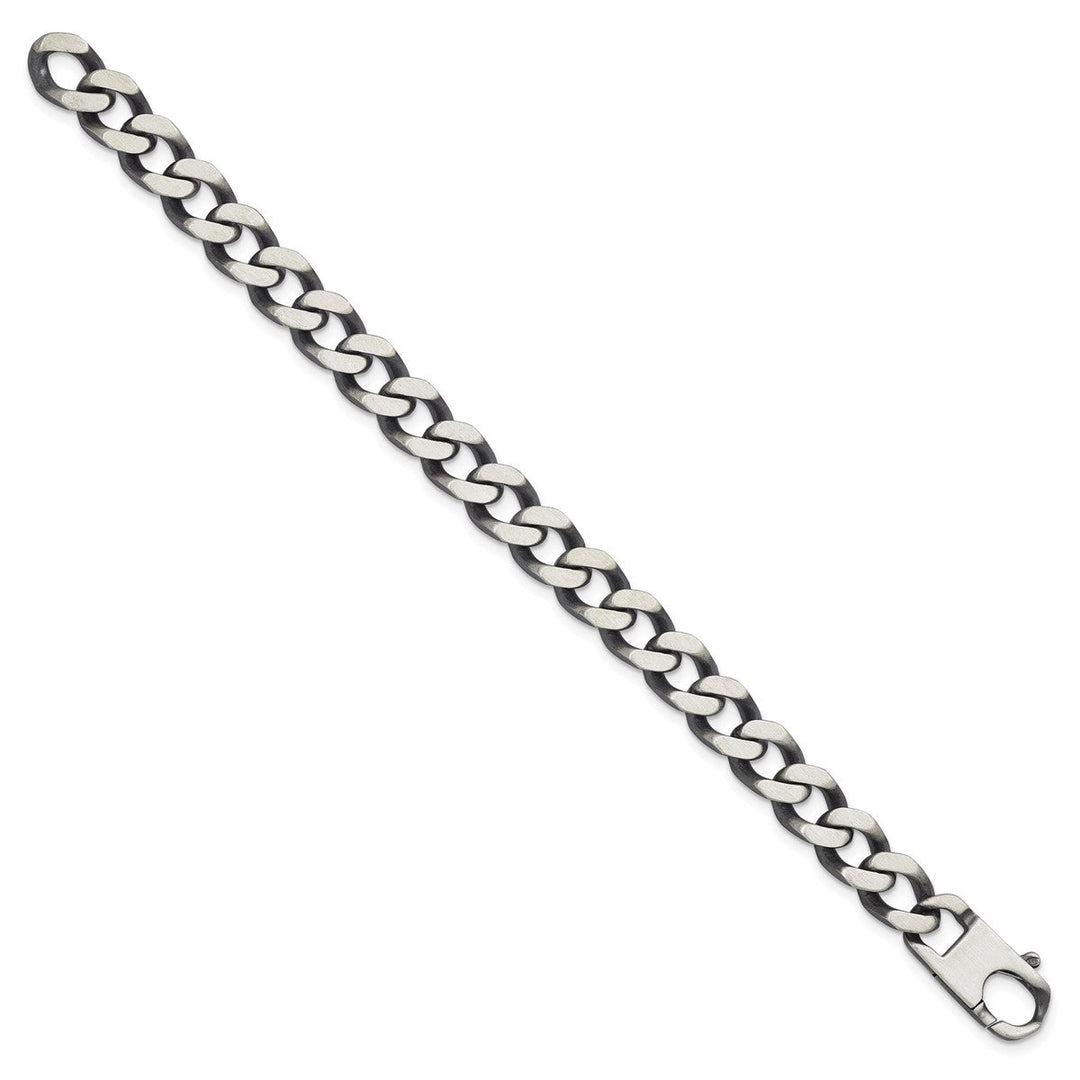Sterling Silver 10mm Curb Chain, 8