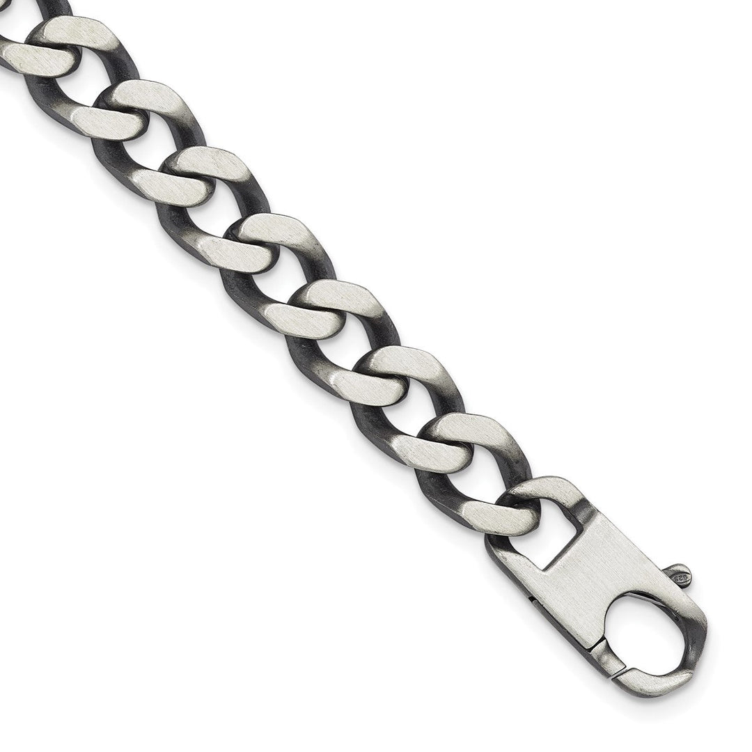 Sterling Silver 10mm Curb Chain, 8"