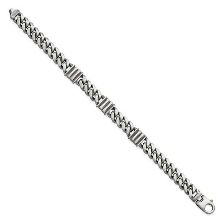 Sterling Silver 11.2mm Curb Bracelet, 8.5" - Bracelet - Design Jewellers Edmonton