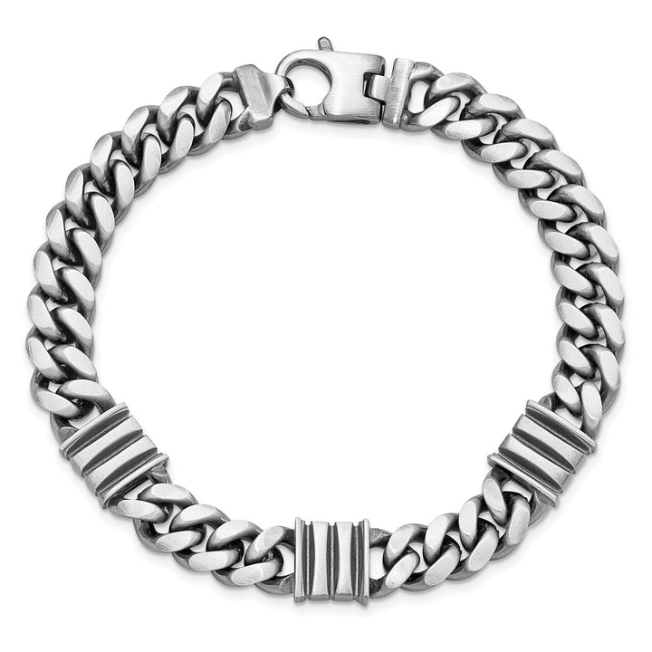Sterling Silver 11.2mm Curb Bracelet, 8.5" - Bracelet - Design Jewellers Edmonton