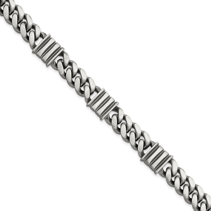 Sterling Silver 11.2mm Curb Bracelet, 8.5" - Bracelet - Design Jewellers Edmonton