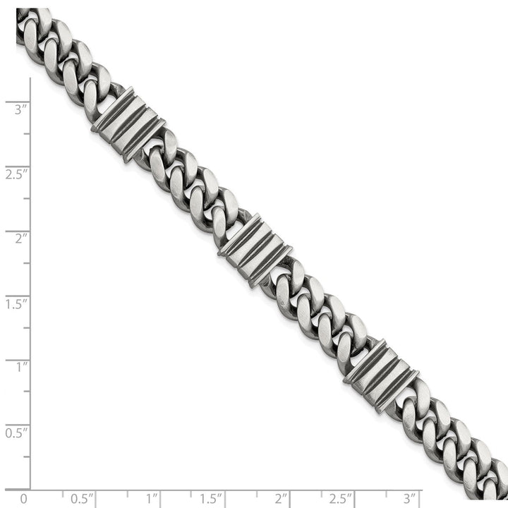 Sterling Silver 11.2mm Curb Bracelet, 8.5" - Bracelet - Design Jewellers Edmonton