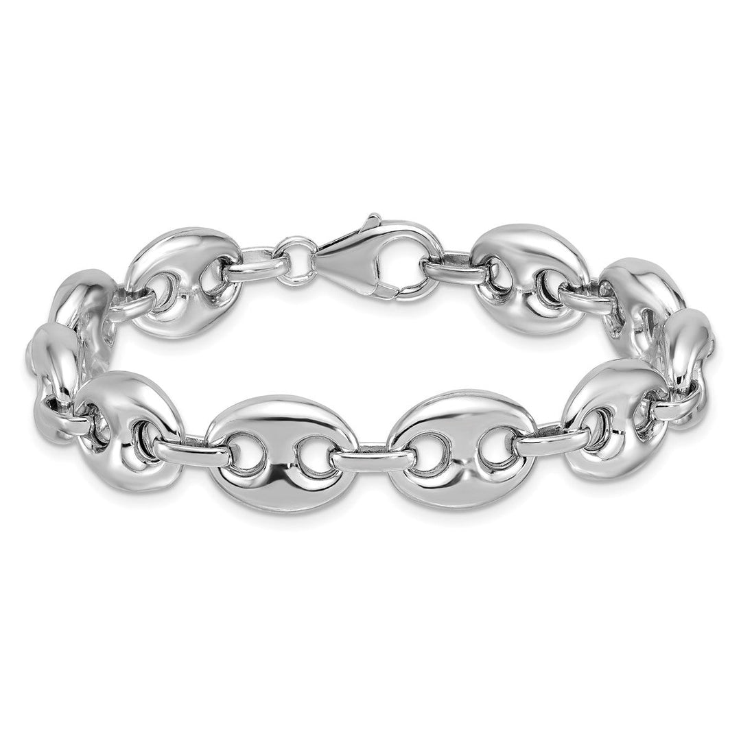 Sterling Silver 11.8mm Anchor Chain, 7.5