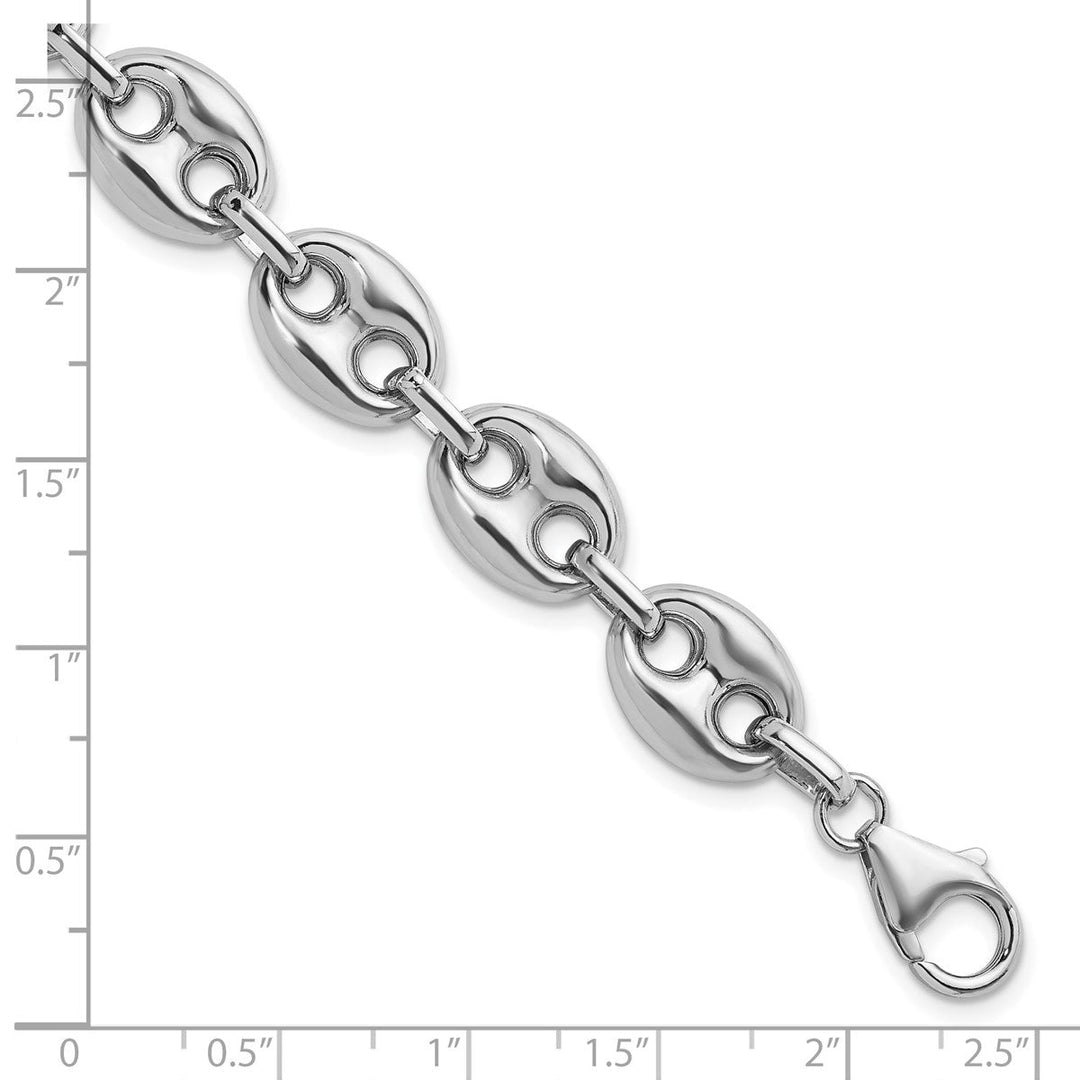 Sterling Silver 11.8mm Anchor Chain, 7.5
