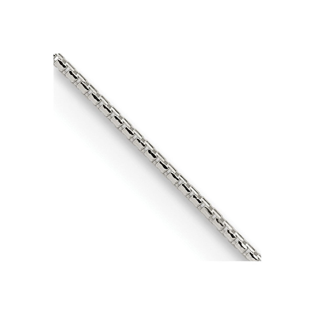 Sterling Silver 1.1mm Box Necklaces, 30"