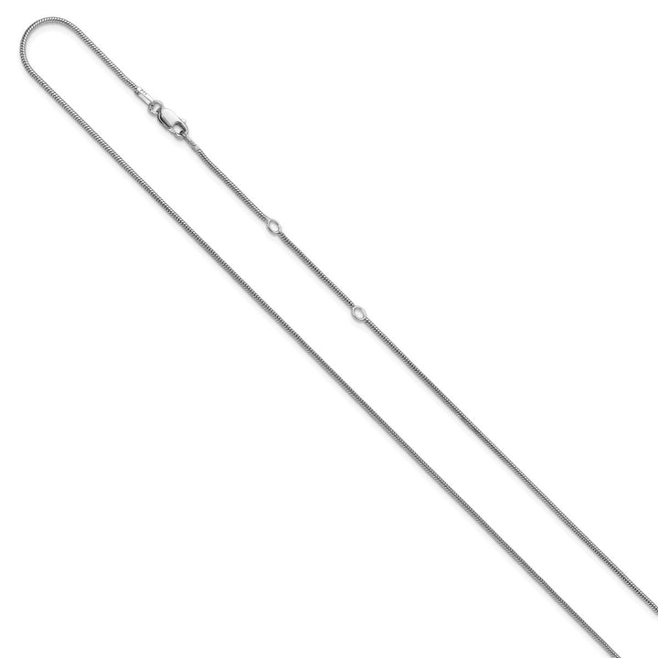 Sterling Silver 1.1mm Snake Chain, 16" - Chain - Design Jewellers Edmonton