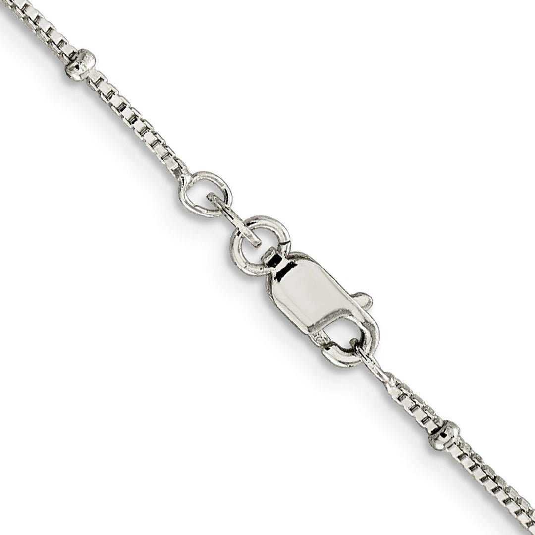 Sterling Silver 1.25mm Ball (Beaded) Necklaces, 18