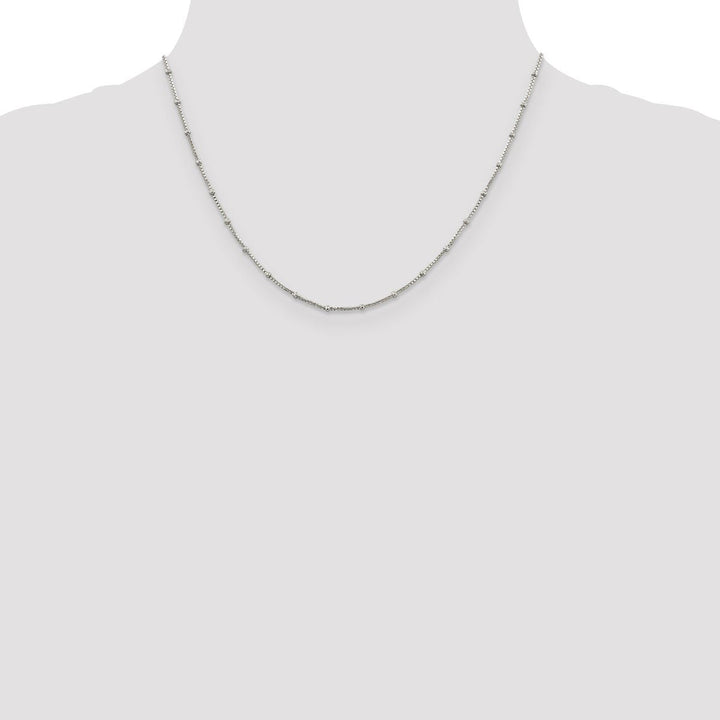 Sterling Silver 1.25mm Ball (Beaded) Necklaces, 18" - Necklace - Design Jewellers Edmonton