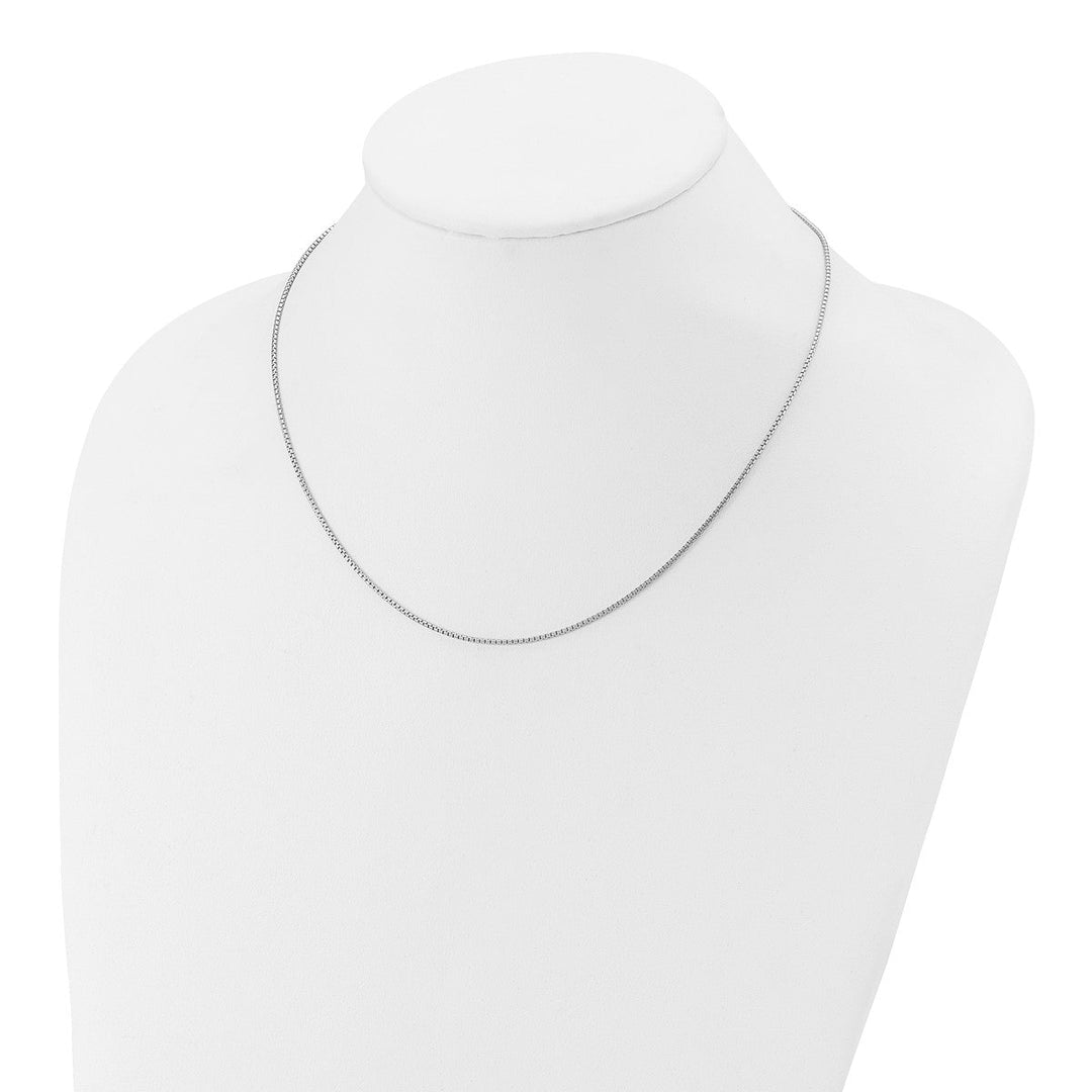 Sterling Silver 1.25mm Box Necklace, 16