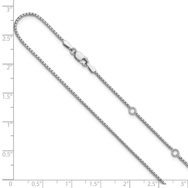 Sterling Silver 1.25mm Box Necklace, 16" - Necklace - Design Jewellers Edmonton