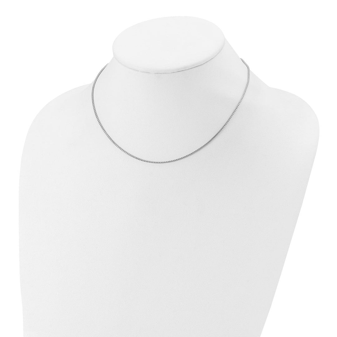 Sterling Silver 1.25mm Box Necklace, 16