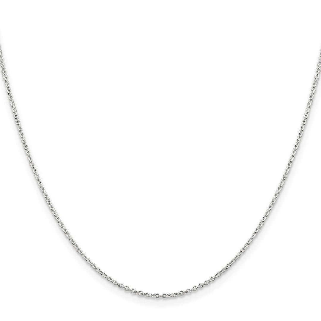 Sterling Silver 1.25mm Cable Chain, 18