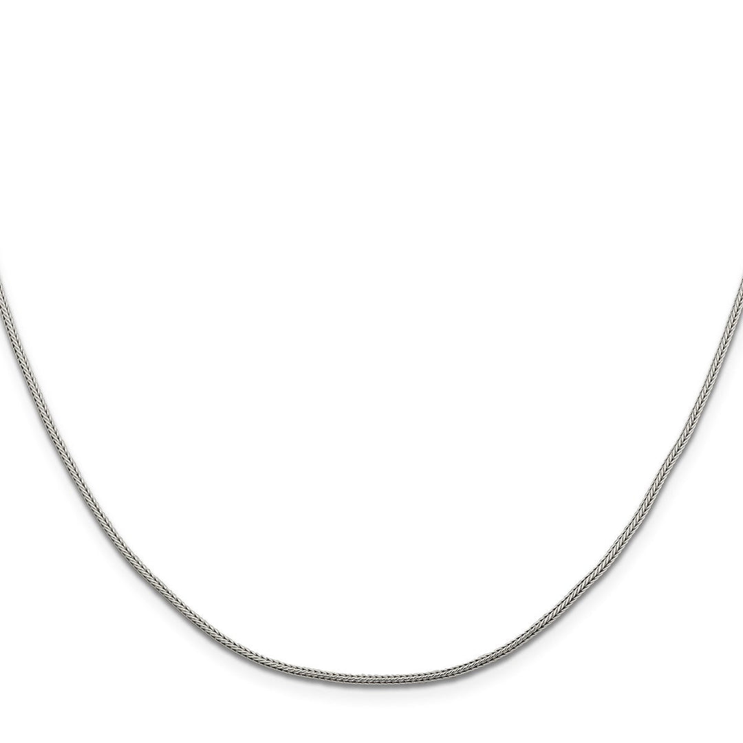 Sterling Silver 1.25mm Franco Necklaces, 18